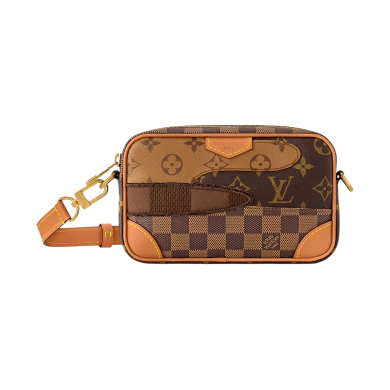 Louis Vuitton x Nigo Trocadero Wearable Wallet Brown