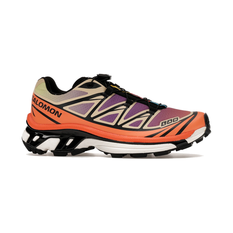 Salomon XT-6 Black Almond Dragon Fire