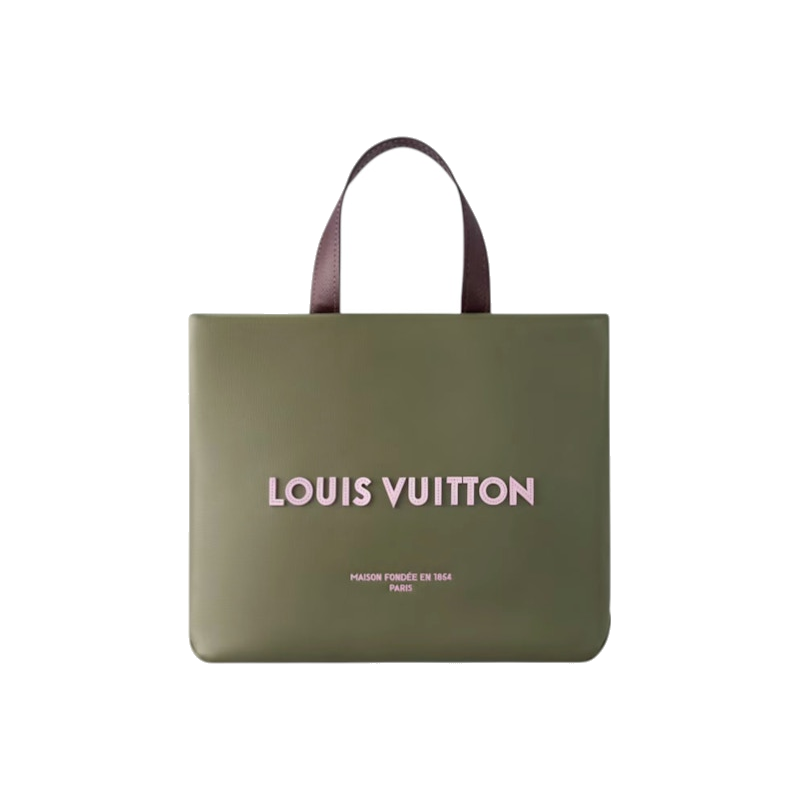 Louis Vuitton x Nigo Mini Shopper Tote Khaki Green