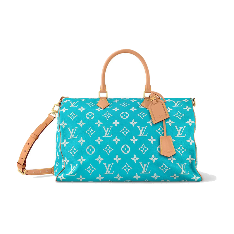 Louis Vuitton Speedy P9 Bandouliere 50 Turquoise