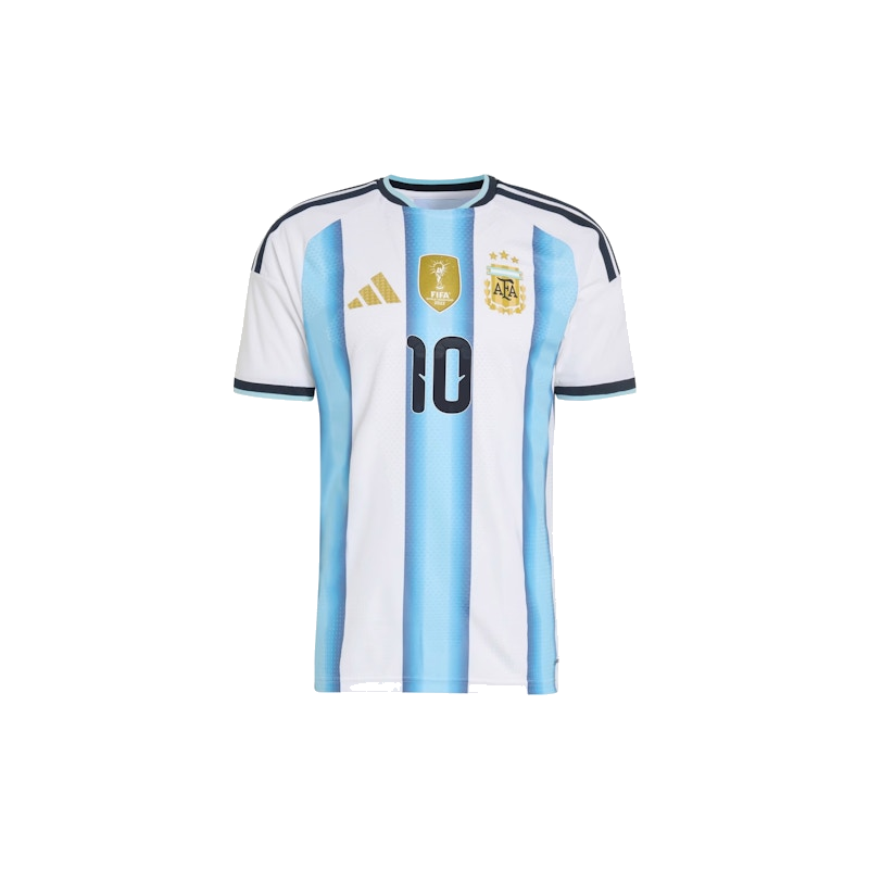Adidas Argentina 26 Home Authentic Messi Jersey White/Icey Blue/Light Blue
