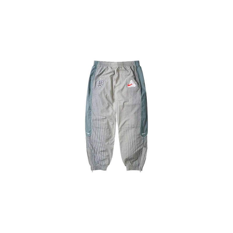 Palace x Nike England Solo Swoosh Track Pants Pewter Grey/Cool Grey/Bright Crimson
