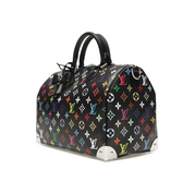 Louis Vuitton x Takashi Murakami Speedy Soft 30 Black Multicolored