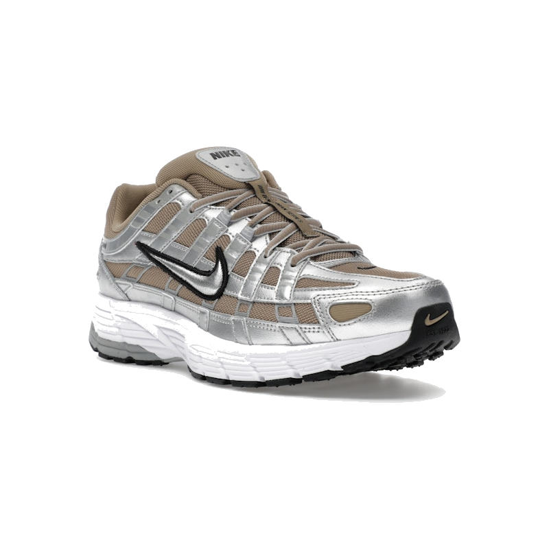 Nike P-6000 Khaki Metallic Silver