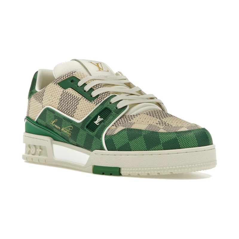 Louis Vuitton LV Trainer Damier White Green