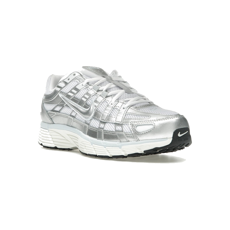 Nike P-6000 White Blue Tint Sail Metallic Silver