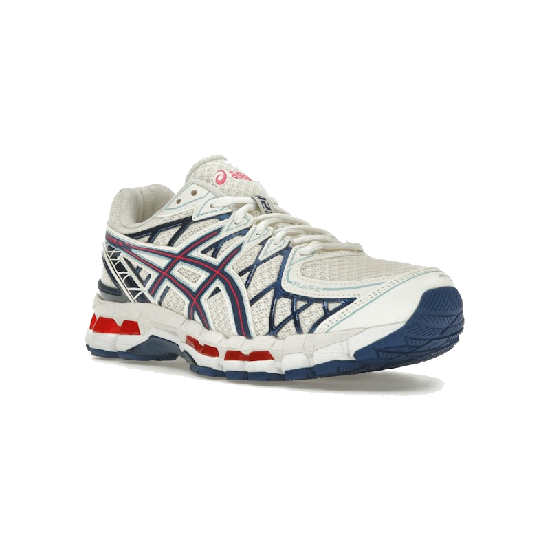 ASICS Gel-Kayano 20 Cream Blue Red