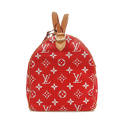 Louis Vuitton Speedy P9 Bandoulière 40 Monogram Leather Red