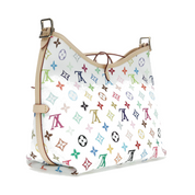 Louis Vuitton x Takashi Murakami CarryAll PM White Multicolored