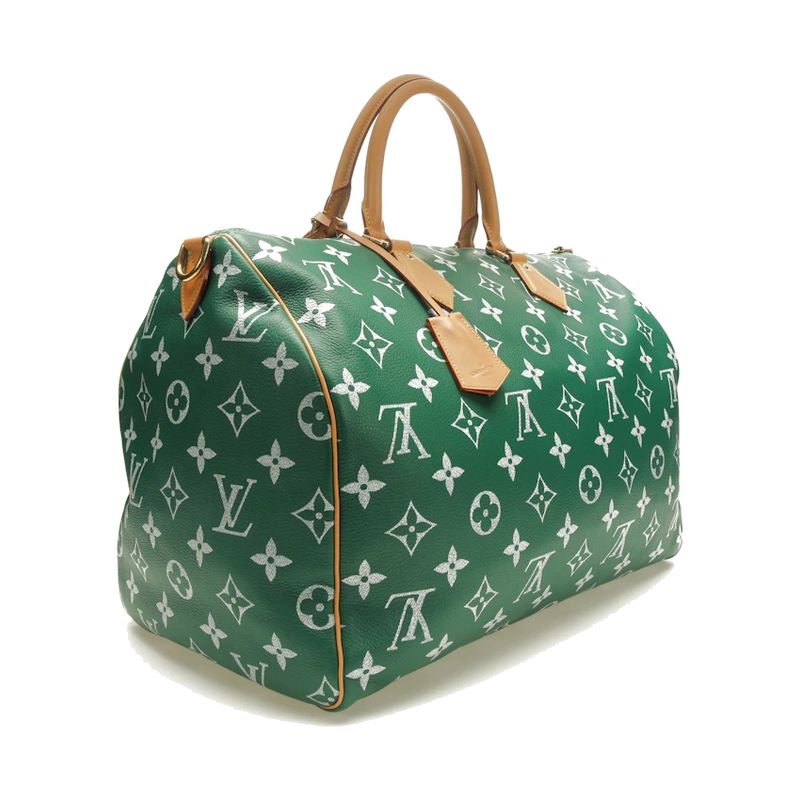 Louis Vuitton Speedy P9 Bandoulière 50 Monogram Leather Green