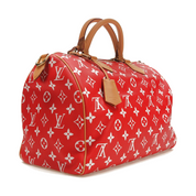 Louis Vuitton Speedy P9 Bandoulière 40 Monogram Leather Red