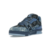 Louis Vuitton LV Trainer Blue Patchwork Monogram Denim