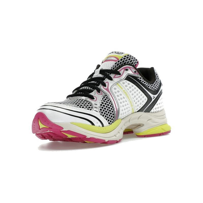 Saucony ProGrid Triumph 4 White Fluo Pink