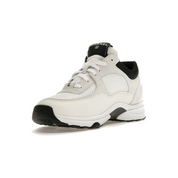 Chanel Low Top Trainer Suede White Black