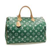 Louis Vuitton Speedy P9 Bandoulière 50 Monogram Leather Green