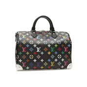 Louis Vuitton x Takashi Murakami Speedy Soft 30 Black Multicolored