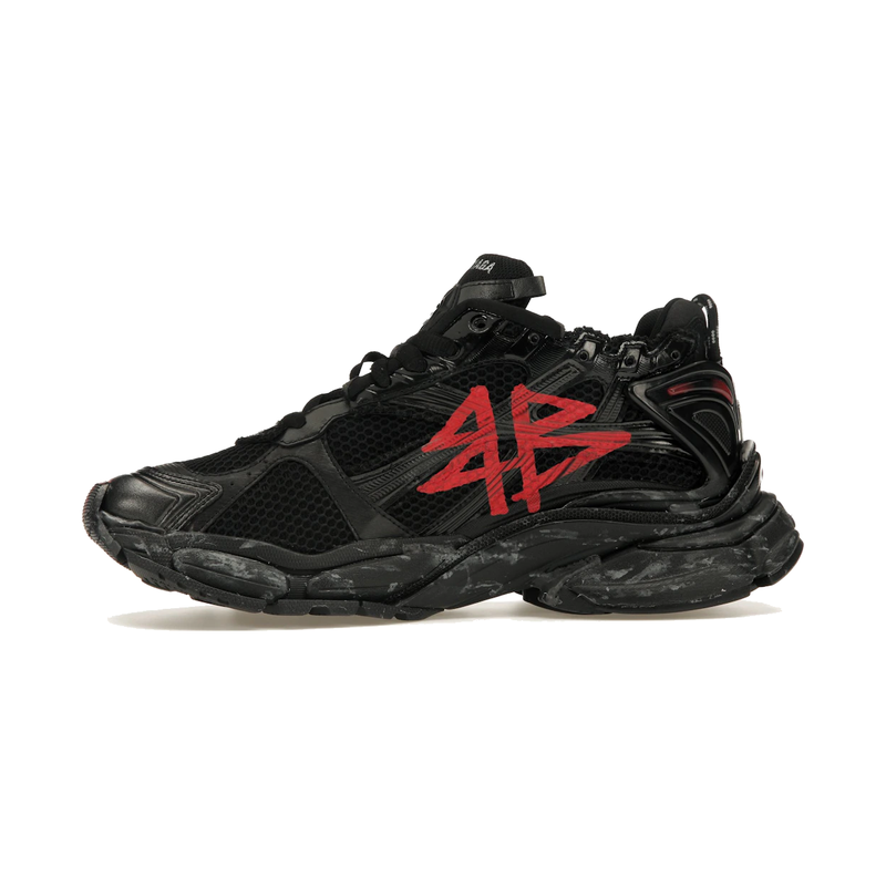 Balenciaga Runner Graffiti Black Red