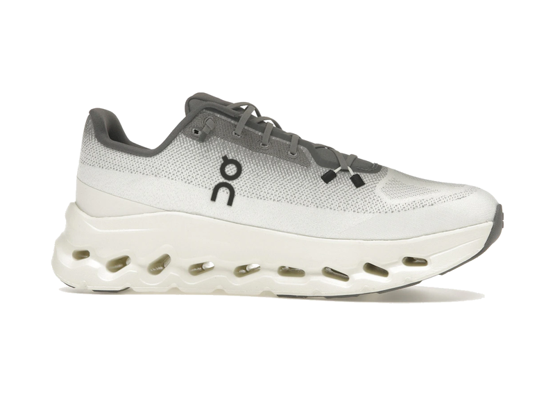 On Running Cloudtilt Rock Ivory, sneaker lifestyle grise et ivoire équipée des technologies CloudTec Phase® et Helion™ offrant un confort optimal.