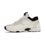 Chanel Low Top Trainer Suede White Black