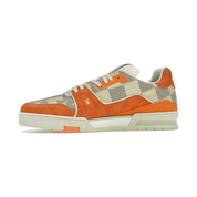 Louis Vuitton LV Trainer Damier White Orange