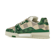 Louis Vuitton LV Trainer Damier White Green