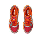 ASICS Gel-Sekiran Bright Rose en mesh rose vif avec amorti GEL, détails techniques et silhouette contemporaine.