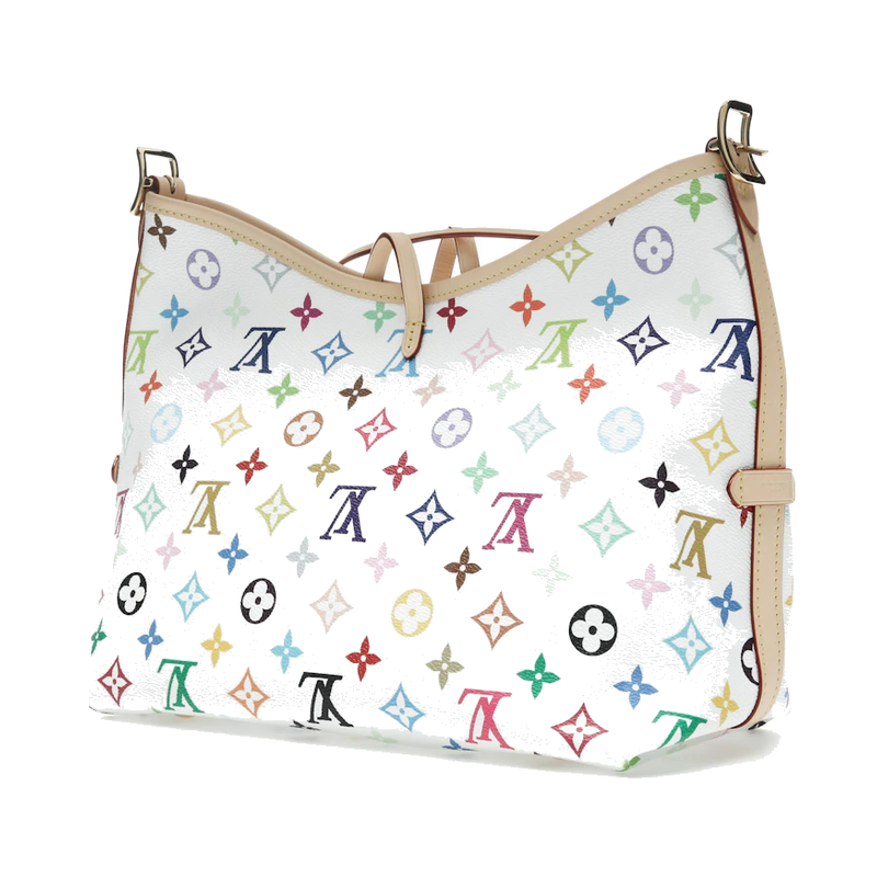 Louis Vuitton x Takashi Murakami CarryAll PM White Multicolored