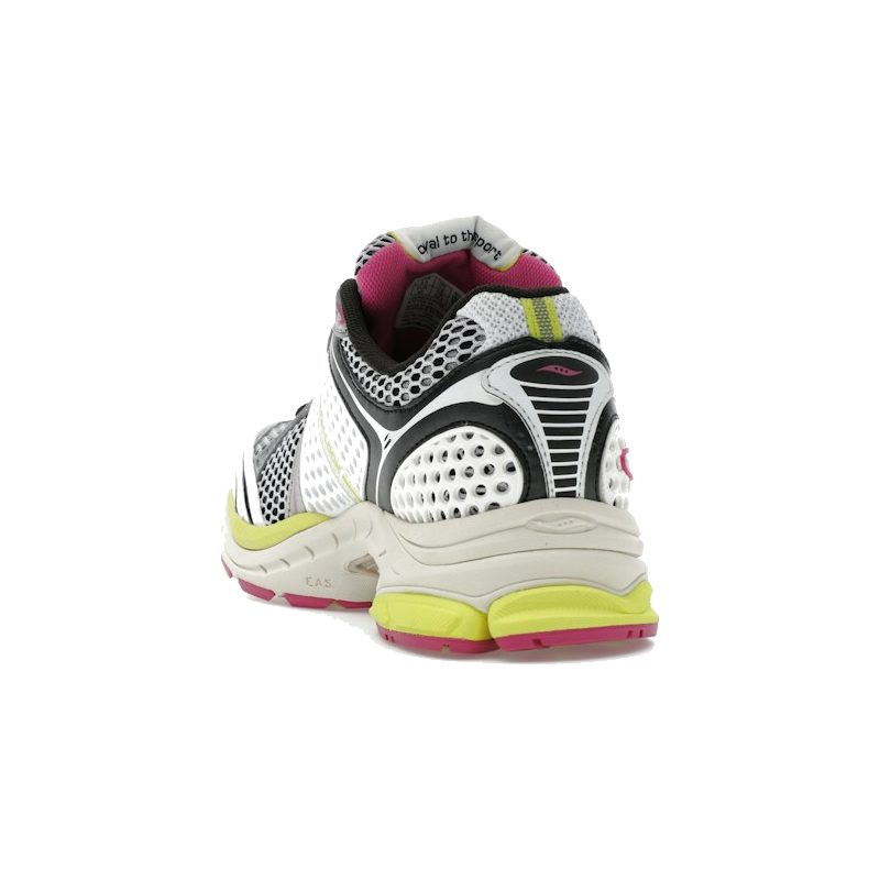 Saucony ProGrid Triumph 4 White Fluo Pink