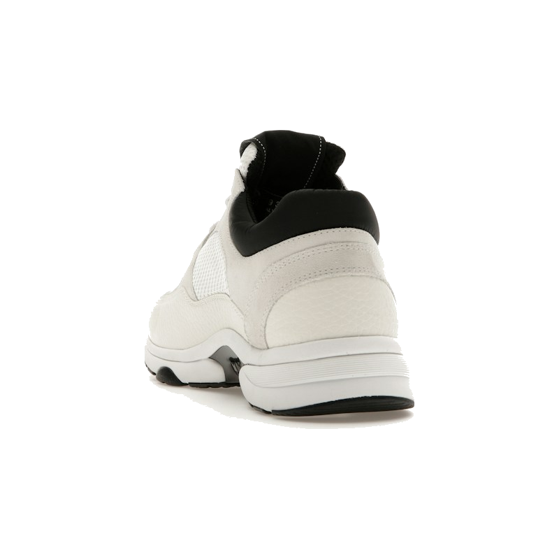 Chanel Low Top Trainer Suede White Black