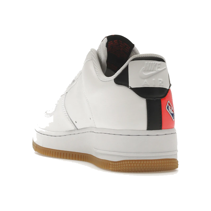 Nike Air Force 1 Low NBA White Crimson Gum