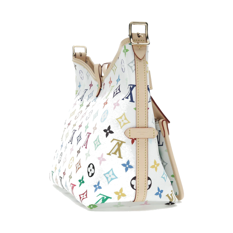 Louis Vuitton x Takashi Murakami CarryAll PM White Multicolored