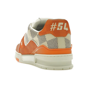 Louis Vuitton LV Trainer Damier White Orange