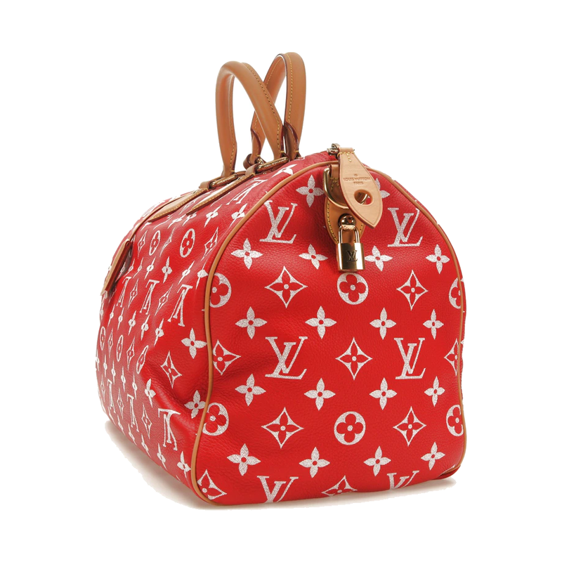 Louis Vuitton Speedy P9 Bandoulière 40 Monogram Leather Red