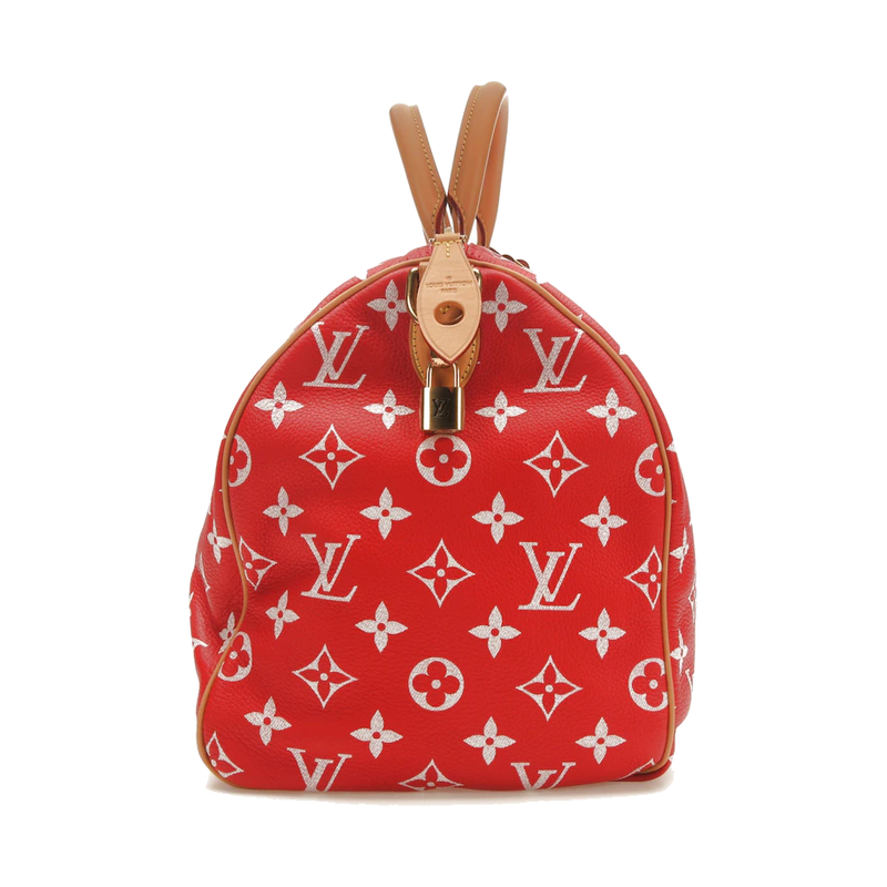 Louis Vuitton Speedy P9 Bandoulière 40 Monogram Leather Red