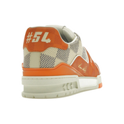 Louis Vuitton LV Trainer Damier White Orange