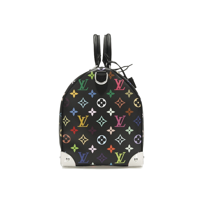 Louis Vuitton x Takashi Murakami Speedy Soft 30 Black Multicolored