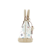 Louis Vuitton x Takashi Murakami Alma BB White Multicolored