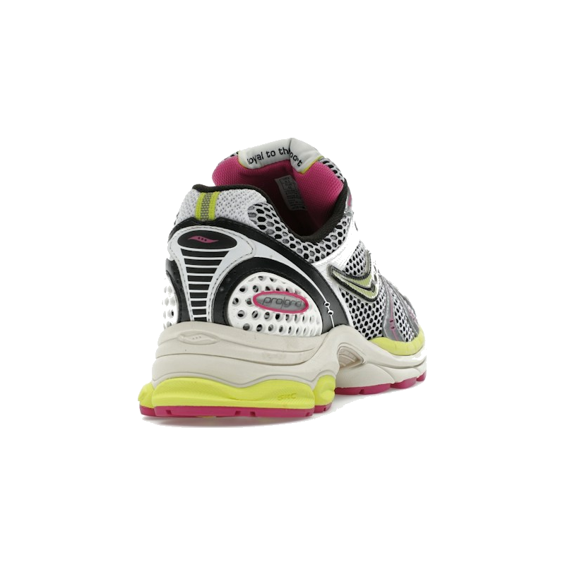 Saucony ProGrid Triumph 4 White Fluo Pink