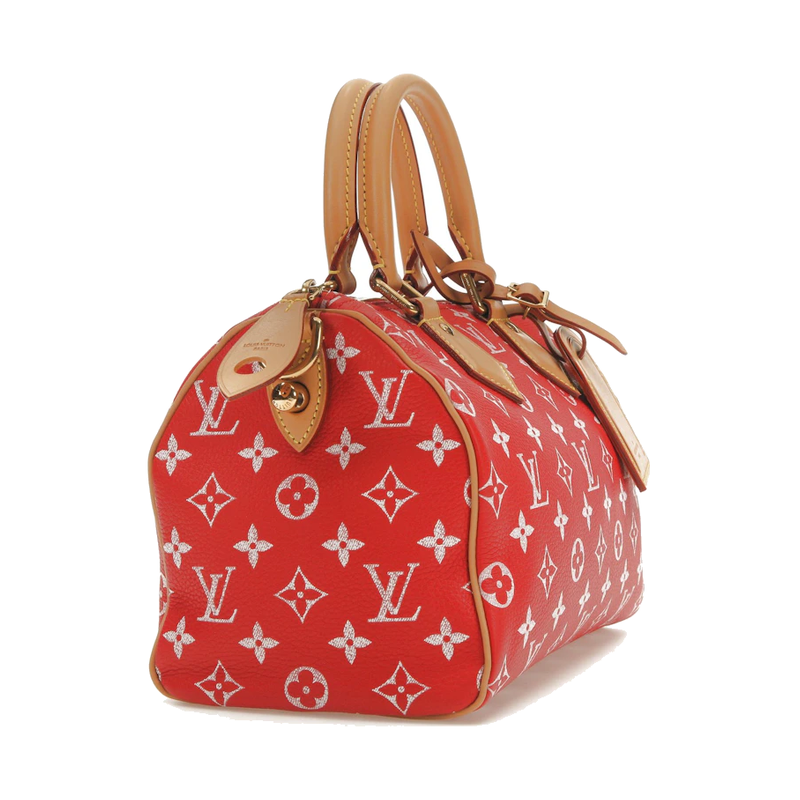 Louis Vuitton Speedy P9 Bandoulière 25 Monogram Leather Red