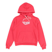 Jacquemus Le Sweatshirt Vague Print Wave Logo Hoodie Pink, sweatshirt à capuche Jacquemus rose avec logo Vague imprimé à effet ondulé.