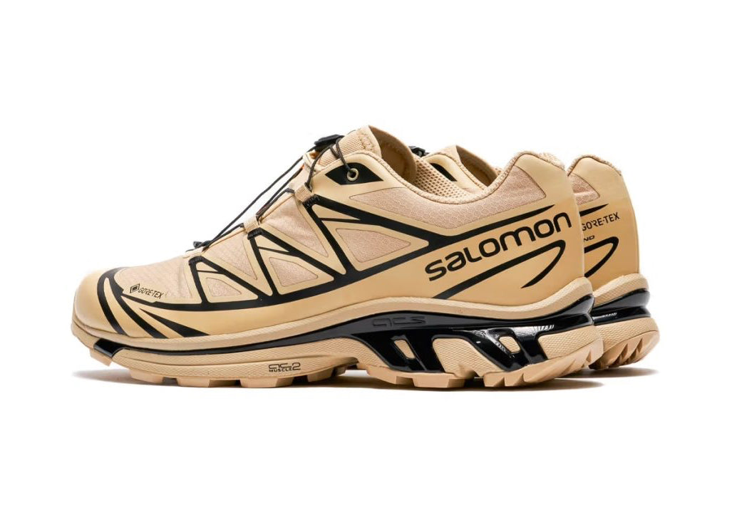 Sneakers Salomon XT-6 Gore-Tex Safari en mesh technique imperméable avec Contagrip et Agile Chassis System.