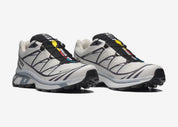 Sneakers Salomon XT-6 Gore-Tex Silver Cloud Black en mesh technique imperméable avec Agile Chassis System et semelle Contagrip premium.