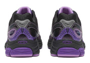 saucony progrid 9 violet et noir confortable vue de derrière talon