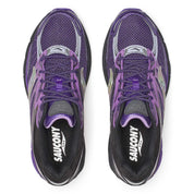 saucony progrid 9 violet et noir confortable vue de haut
