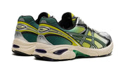 Sneaker ASICS GT-2160 Kith Marvel Green Goblin verte et violette avec amorti GEL et boîte collector scellée.
