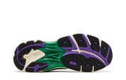 Sneaker ASICS GT-2160 Kith Marvel Green Goblin verte et violette avec amorti GEL et boîte collector scellée.