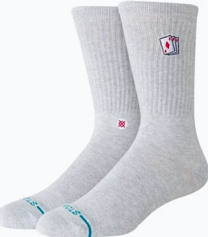 Stance Hit Me Crew, chaussettes montantes Crew au design graphique, avec coupe au-dessus de la cheville et construction confortable.