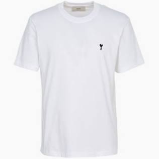 Ami Paris Ami De Coeur Classic Fit T-Shirt White/Black