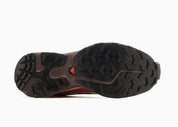 Salomon XT-6 Roasted Clay L47737500 en tons rouge argile et ocre brûlé avec empeigne textile technique, Quicklace™ et semelle trail.