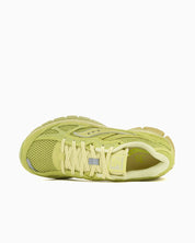 Sneaker Saucony ProGrid Guide 7 3sixteen Lime en mesh et suède premium vert avec amorti ProGrid et détails rétro-running raffinés.